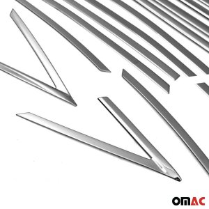 Ford Focus Window Trim - Omac - S.Steel - Gloss Dark - '12-'18